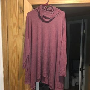 Shein cowlneck 3/4 sleeved shirt.